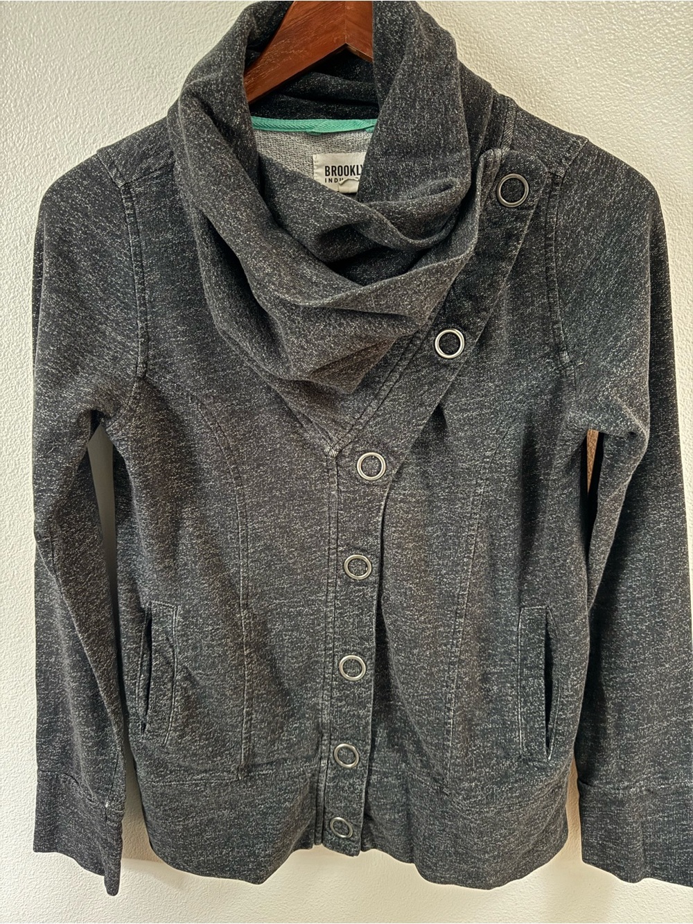 Brooklyn Industries Grand Snap Speck Fleece